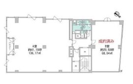 内山ビル (人形町) 4階A 間取り図