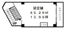 クレイビル 地下1階 間取り図