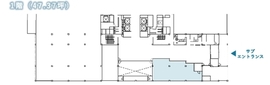 ISビル(天王洲アイル) 1階 間取り図