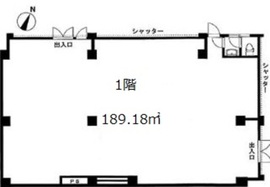 堀第五富岡ビル 1階 間取り図