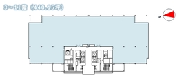 ISビル(天王洲アイル) 3階 間取り図