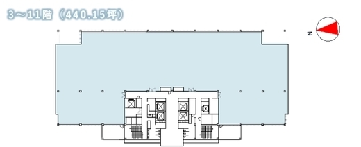 ISビル(天王洲アイル) 7階 間取り図