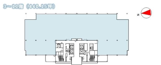 ISビル(天王洲アイル) 8階 間取り図