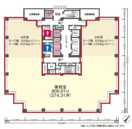 FOREFRONT TOWER 13階 間取り図