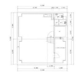 芝パークビル 地下1階 間取り図