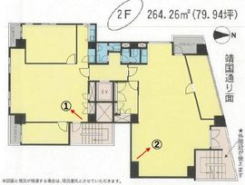 四谷曙橋ビル 2階 間取り図