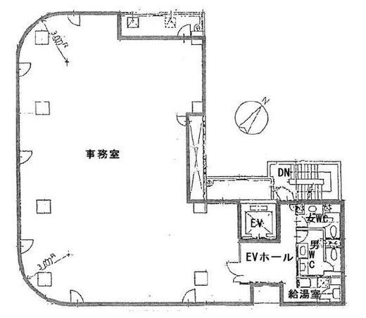リードシー八丁堀 4階 間取り図