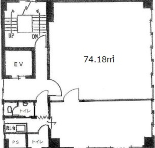 とびたビル 3階 間取り図