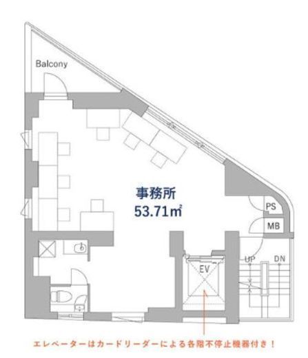 GranDuo Naitomachi (グランデュオ内藤町) 6階 間取り図