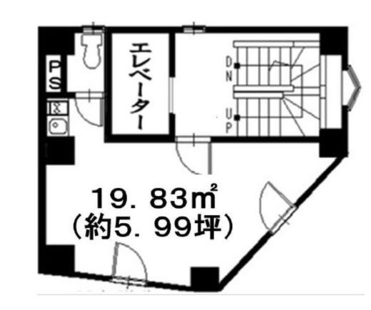 イーストワン水天宮 1階 間取り図