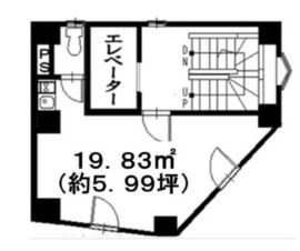 イーストワン水天宮 1階 間取り図