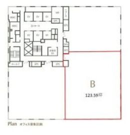 Dタワー西新宿 11階B 間取り図