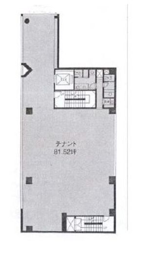 パール飯田橋ビル 4階 間取り図