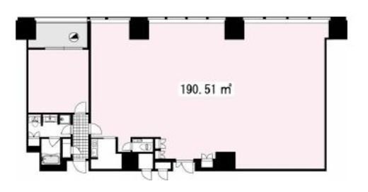 セントラルパークタワー　ラ・トゥール新宿(SOHO) 509 間取り図