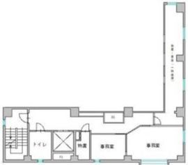 若竹ビル 3階 間取り図