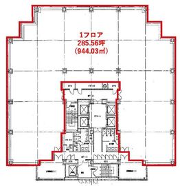 FOREFRONT TOWER 7階 間取り図