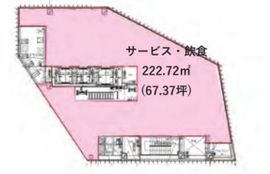 キュープラザ原宿 8階 間取り図