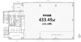 PMO水道橋 5階 間取り図