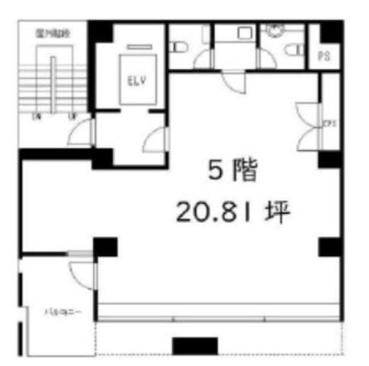 銀座DTビル 5階 間取り図