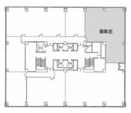 コンワビル 5階B 間取り図