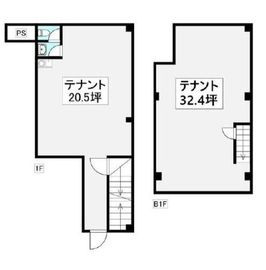東邦西新宿ビル 1階 間取り図