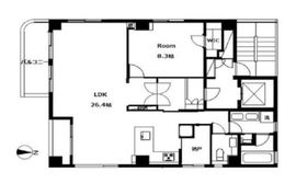 プライム東麻布 8F1 間取り図
