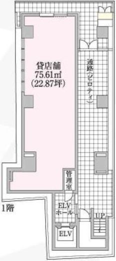 ヨシヤ日本橋ビル 1階 間取り図