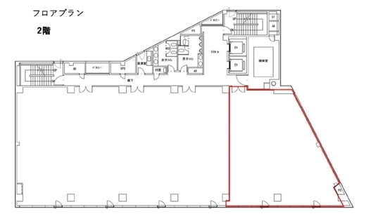 ONEST西五反田スクエア 2階1 間取り図