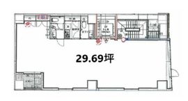 東京NSビル 2階 間取り図