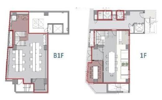 M.BALANCE GINZA EAST B1階 間取り図