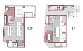 M.BALANCE GINZA EAST B1階 間取り図