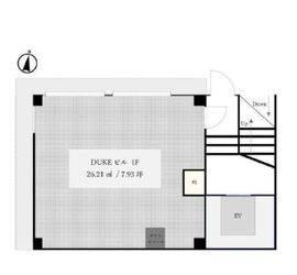 DUKE TANAKA BLD 1階 間取り図