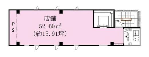 THE CITY 芝公園 2階 間取り図