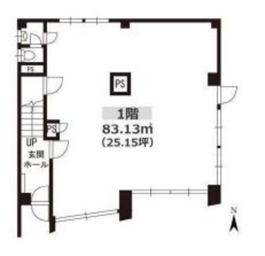 第二仙崎ビル 1階 間取り図