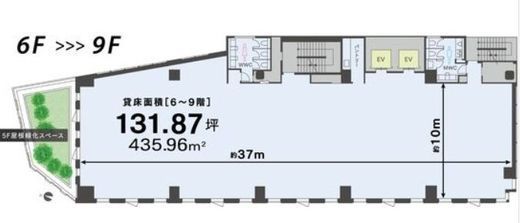 MIYAMASU TOWER 9階 間取り図