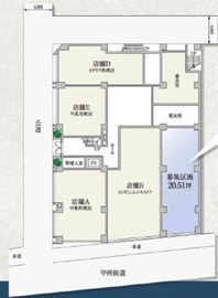 セイワパラシオン笹塚(店舗・事務所) 1階 間取り図