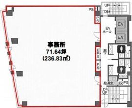 原宿ソフィアビル 5階 間取り図