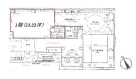 芝公園リッジビル 1階 間取り図