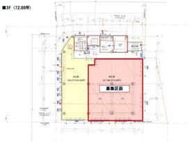 新宿区荒木町プロジェクト 3階 間取り図
