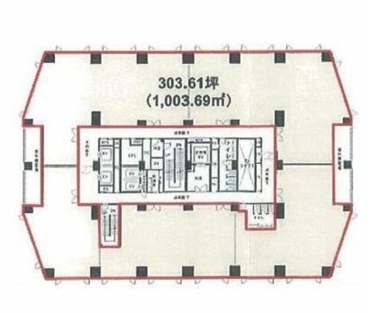 コンシェリア西新宿TOWER’S WEST 3階 間取り図