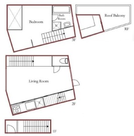 パサージュ代官山 C 間取り図
