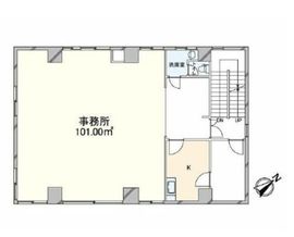 代々木エステートビル 2階 間取り図