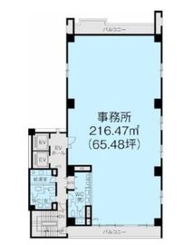高木ビル(小伝馬町) 3階 間取り図