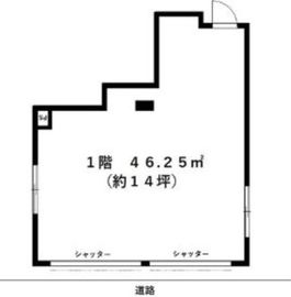 佐藤ビル 1階 間取り図