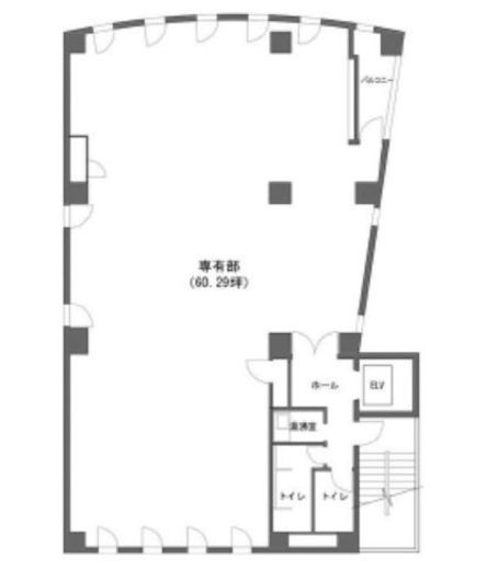 一番町法眼坂ビル 3階 間取り図