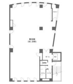 一番町法眼坂ビル 3階 間取り図