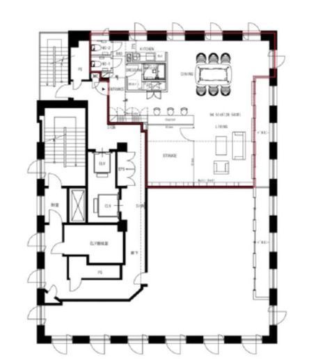 ニューリバータワー 1101 間取り図