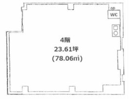 オペラハウス渋谷 4階 間取り図