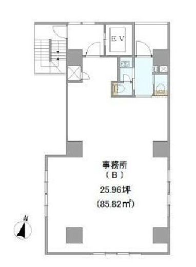SNT日本橋ビル 2階 間取り図