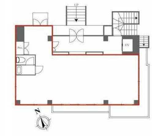 新宿中興ビル 1階 間取り図